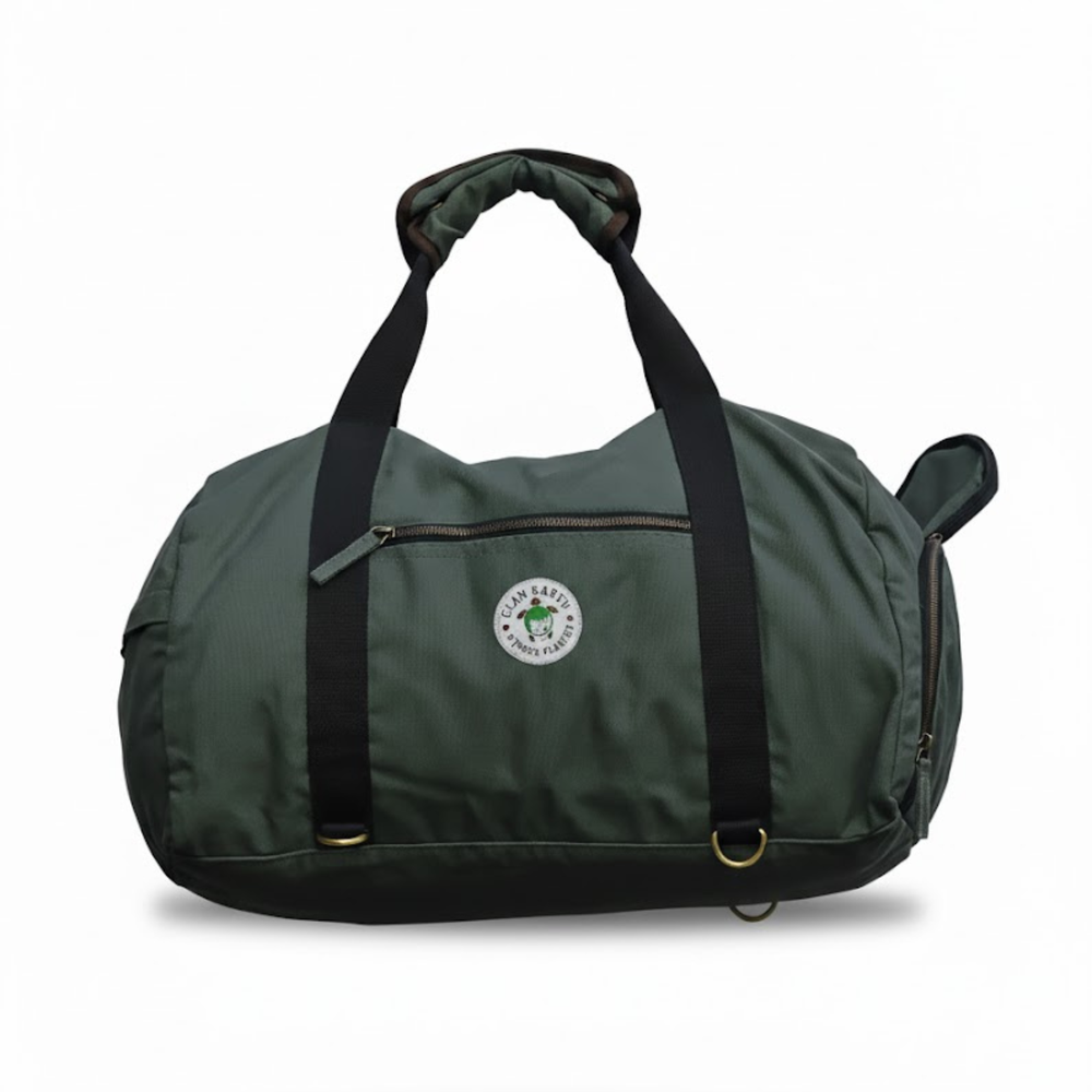 Rhino Duffel - Olive Green | Clan Earth - EarthBased