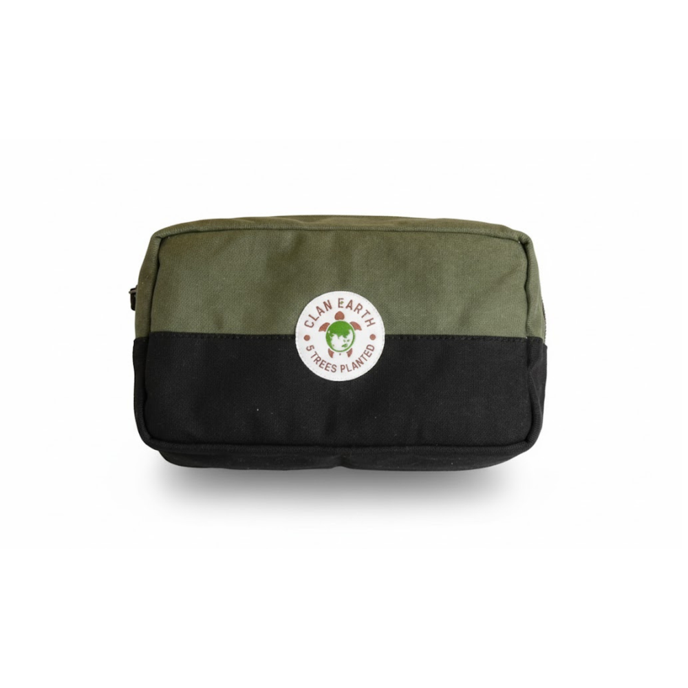 Clan Earth Oryx Dopp Kit - Olive Green - EarthBased