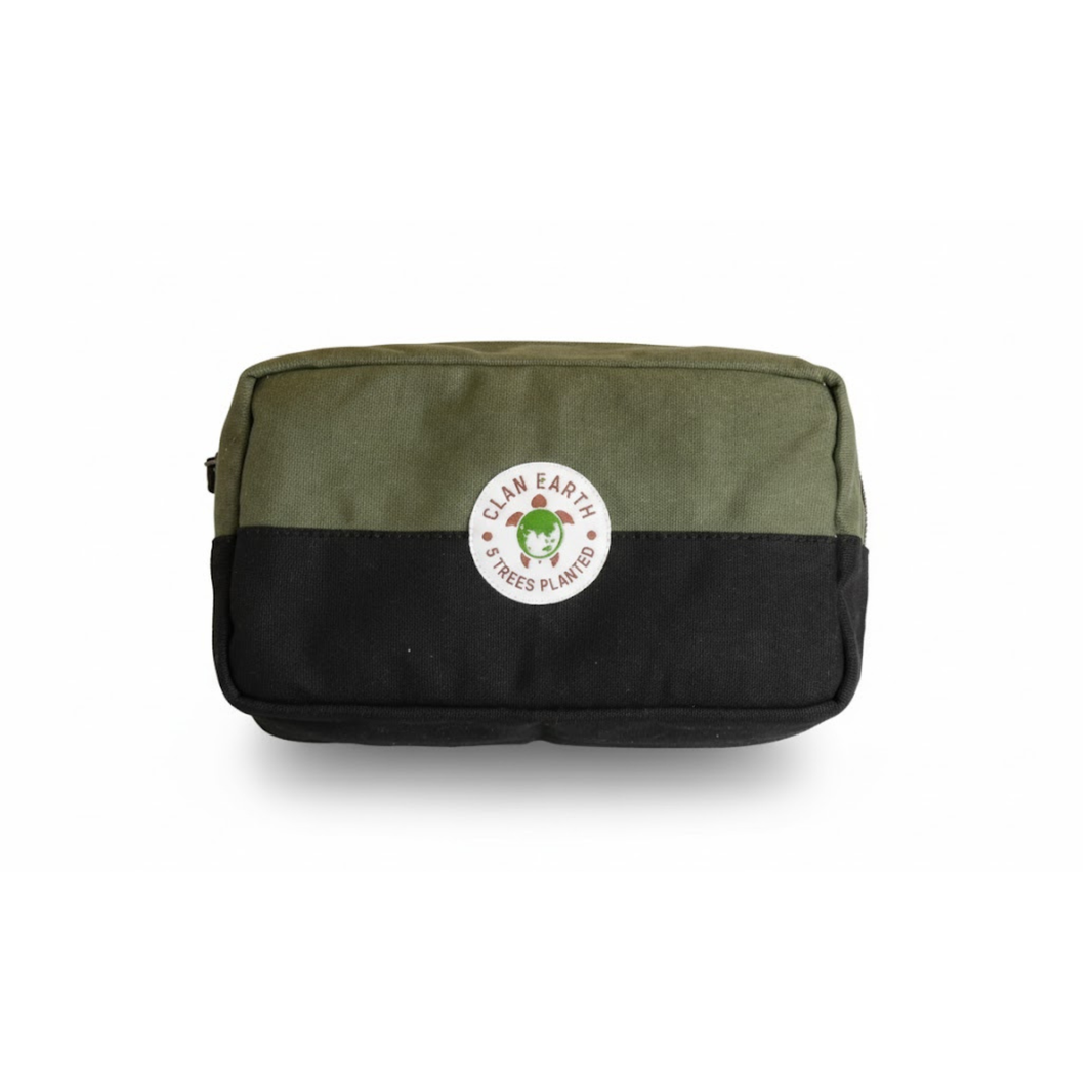 Clan Earth Oryx Dopp Kit - Olive Green - EarthBased