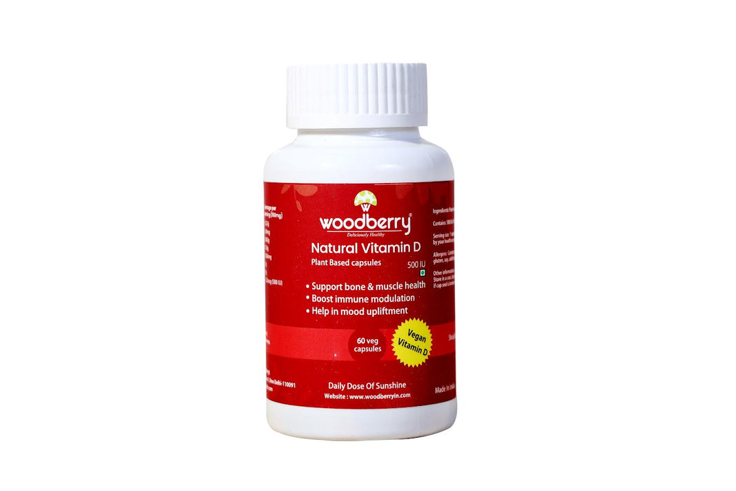 Natural Vitamin D Capsules | 500IU - EarthBased