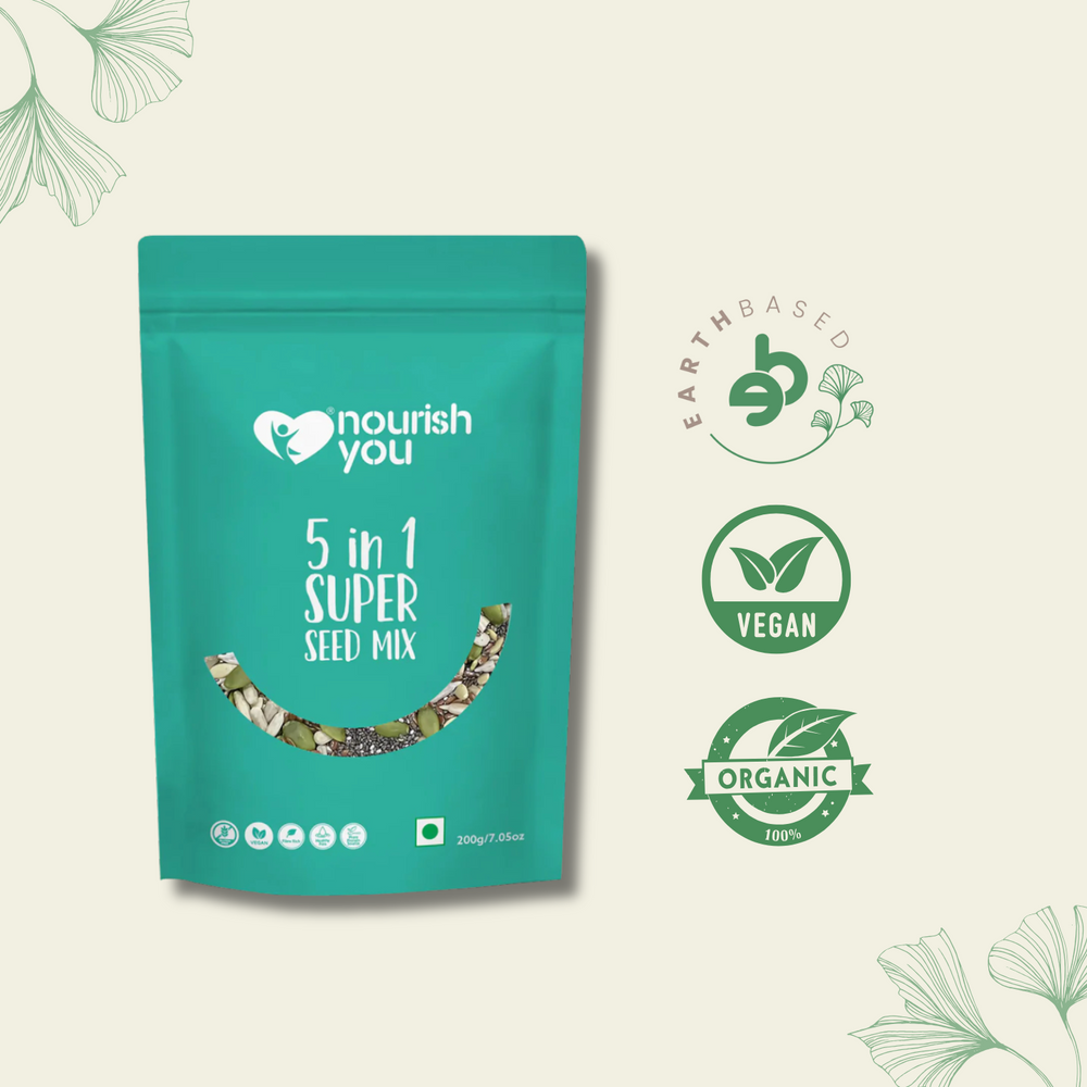 Nourish You 5 IN 1 SEED MIX 200g - EarthBased