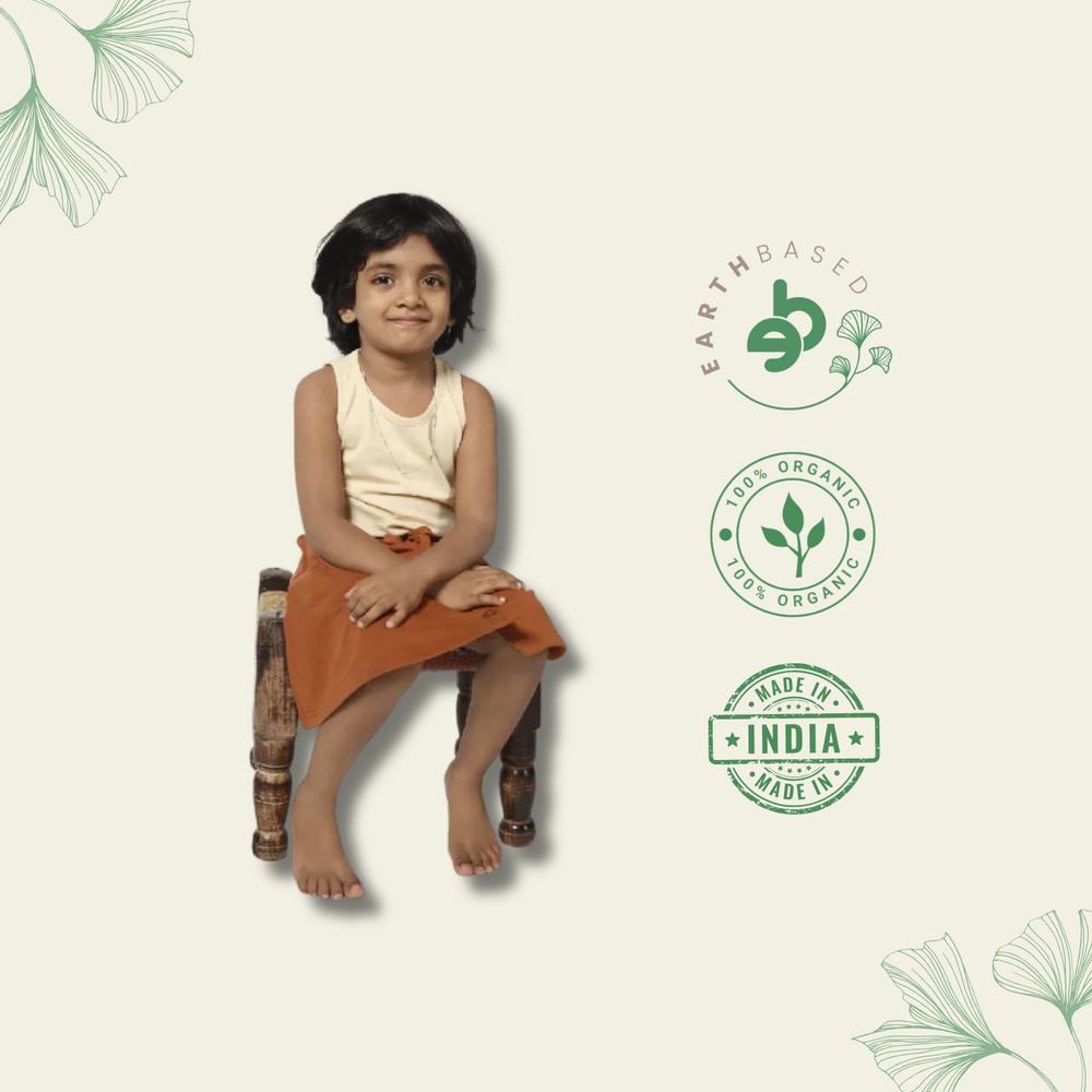 Sleevless top with A-line Skirts set - EarthBased