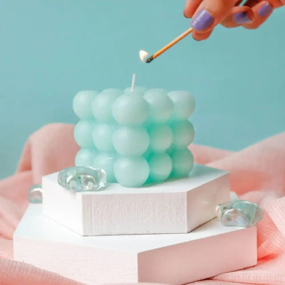 Bubble Candle - Soya Wax - Japanese Cherry Blossom - EarthBased