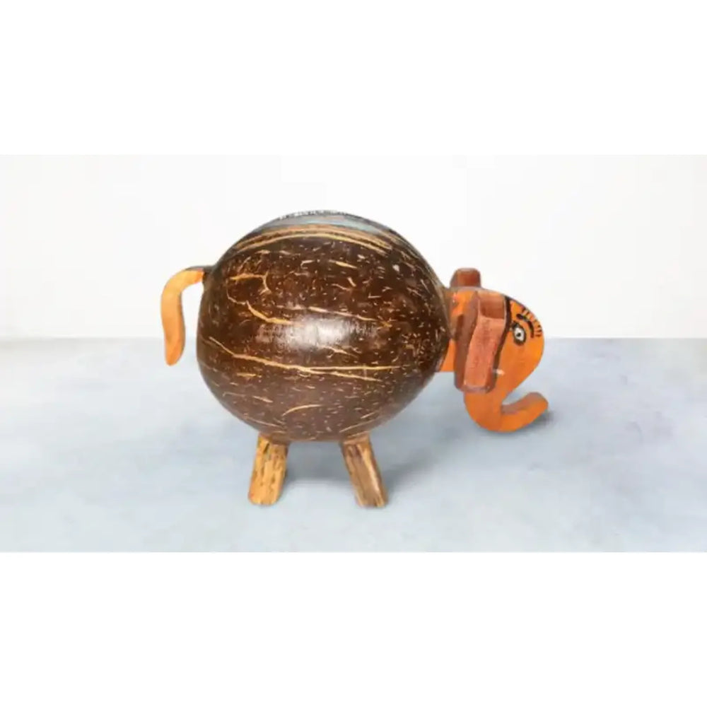 Golu Gullak - Coconut Shell Gannu Bank - EarthBased