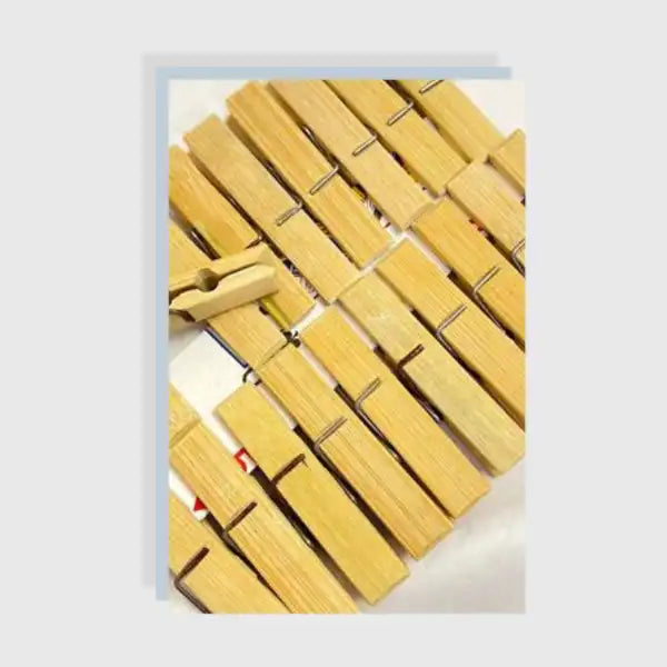 Cloth Pegs (Bamboo) - Pack of 20 | Pack of 2 - EarthBased