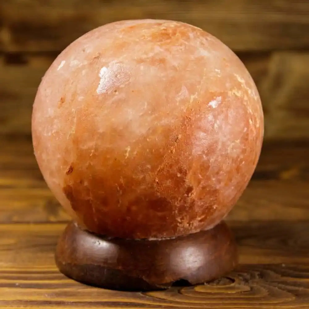 Himalayan Salt Lamp- Globe Shape - EarthBased