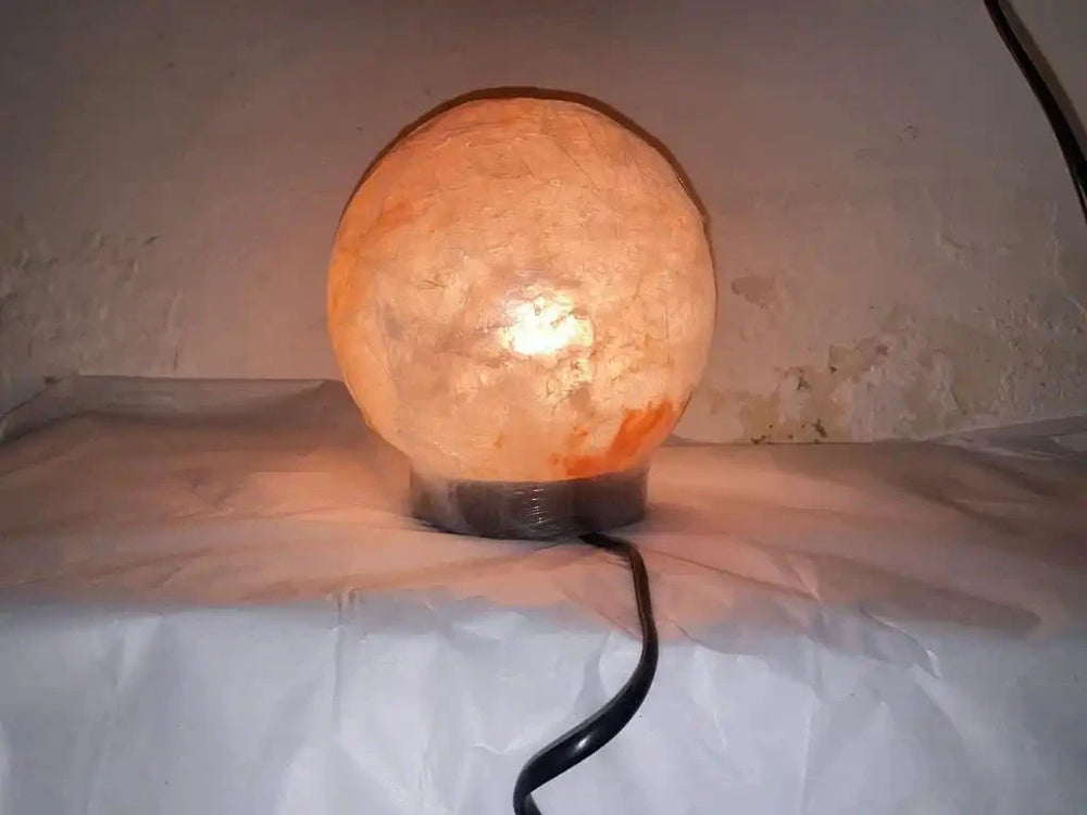 Himalayan Salt Lamp- Globe Shape - EarthBased