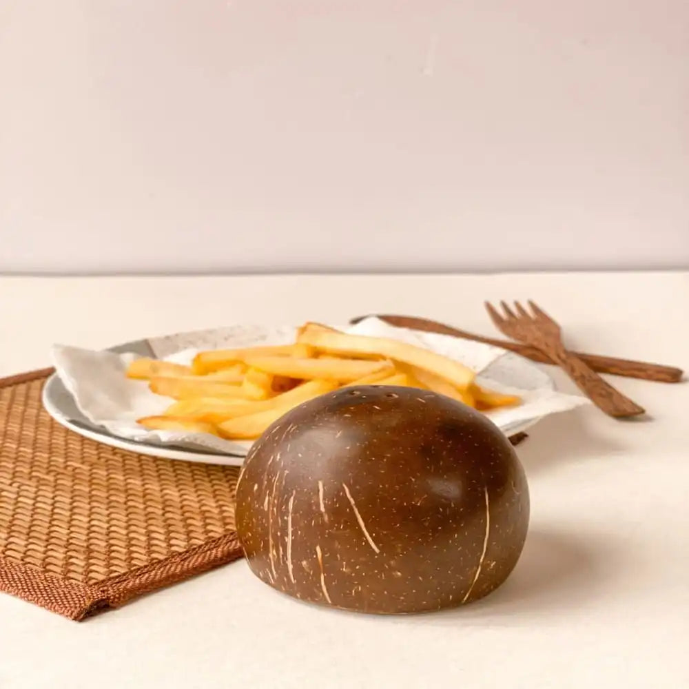 Salt & Pepper Coconut Shell Shakers - EarthBased