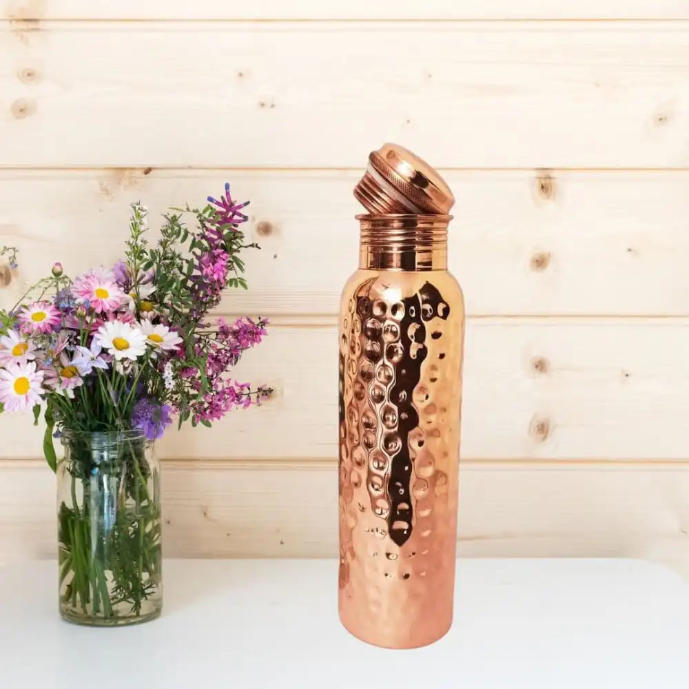 1L Copper Bottle (with Cleaning Brush) by ONEarth - EarthBased
