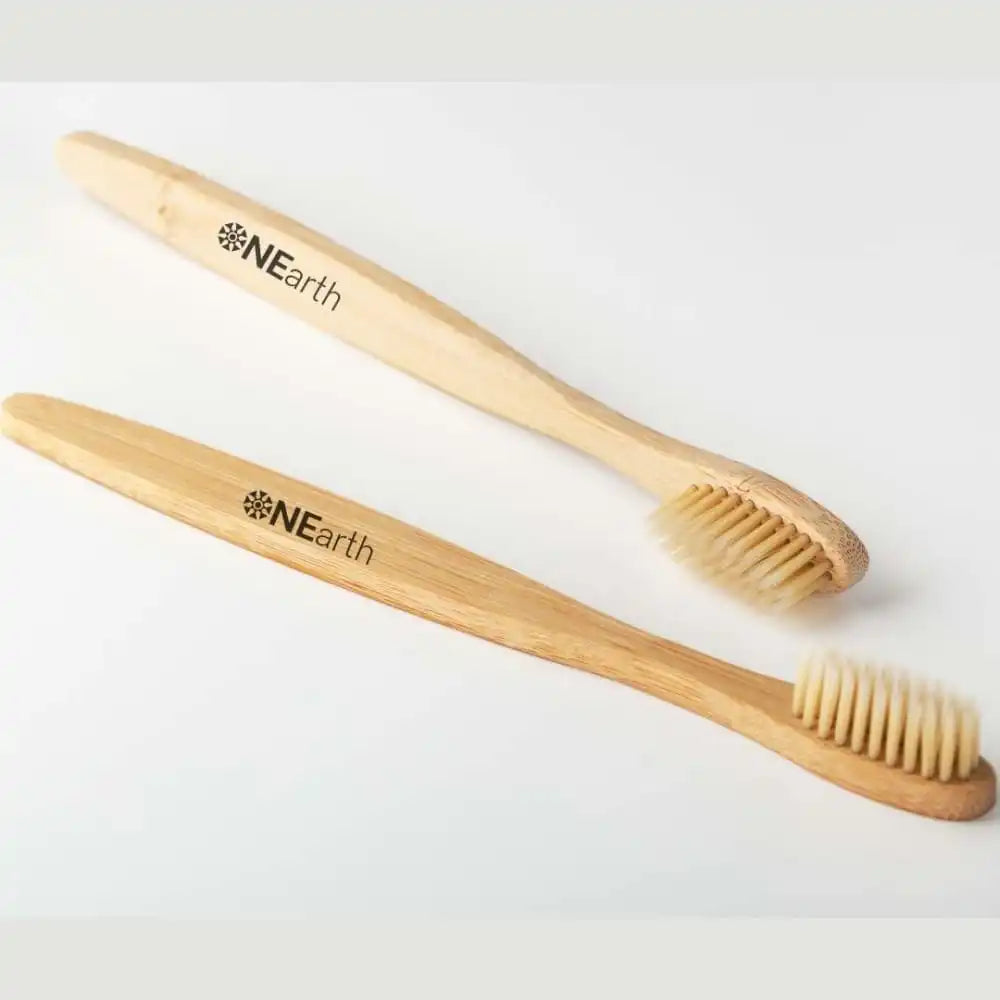 Bamboo Toothbrush - Pack of 2 Natural - EarthBased