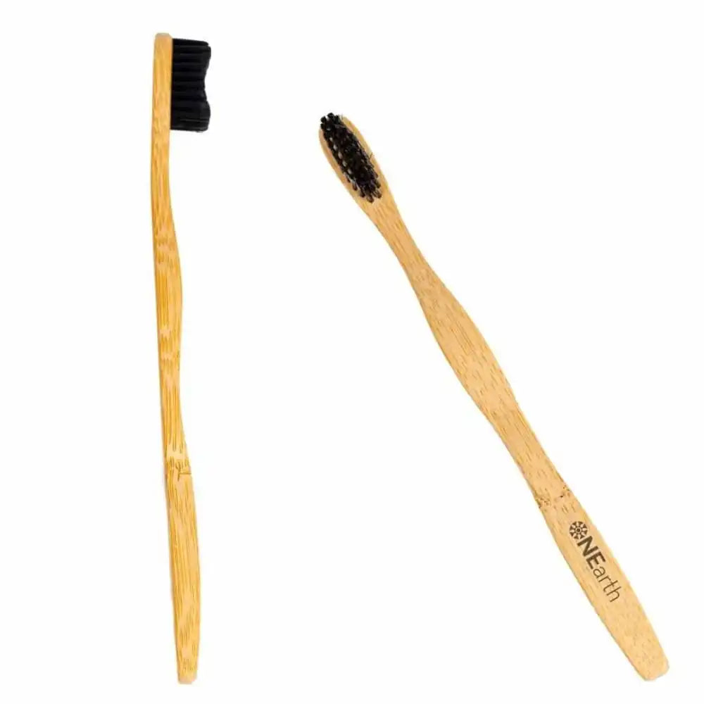 Bamboo Toothbrush - Pack of 2 Natural - EarthBased