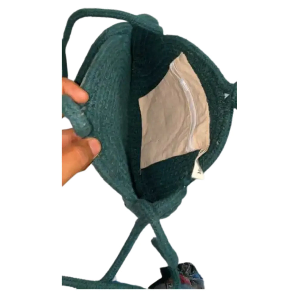 OnEarth Cotton Rope Sling Bag, handwoven natural fibre sling bag
