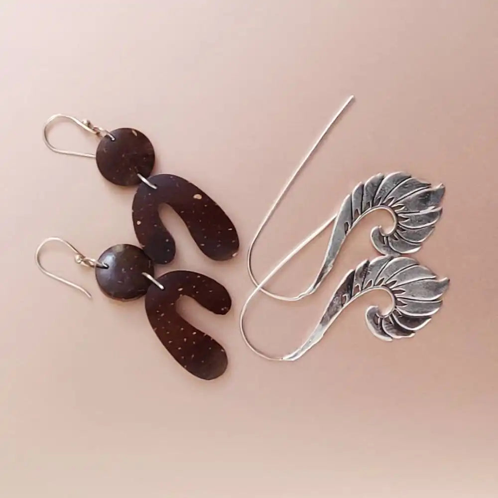 Earrings Set - Silver Human - EarthBased