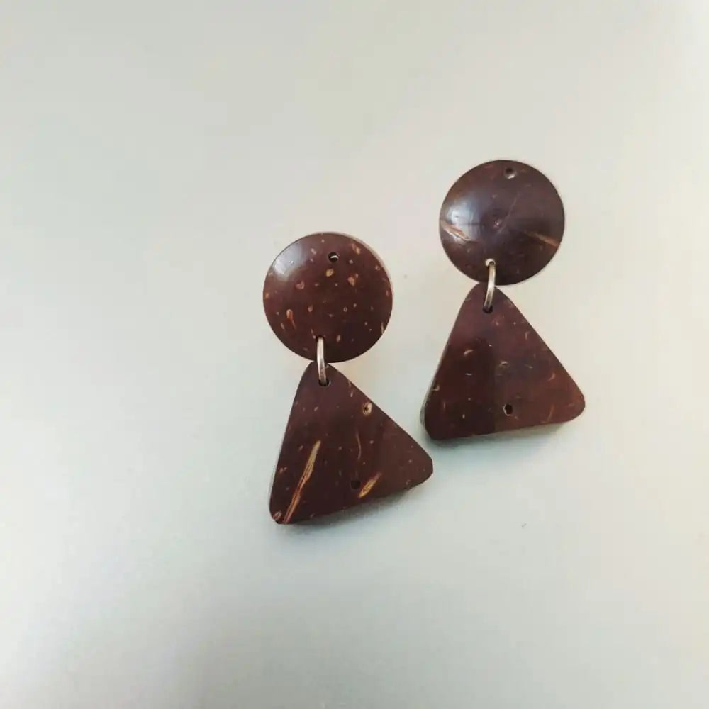 Coconut Shell Earrings by ONEarth - EarthBased