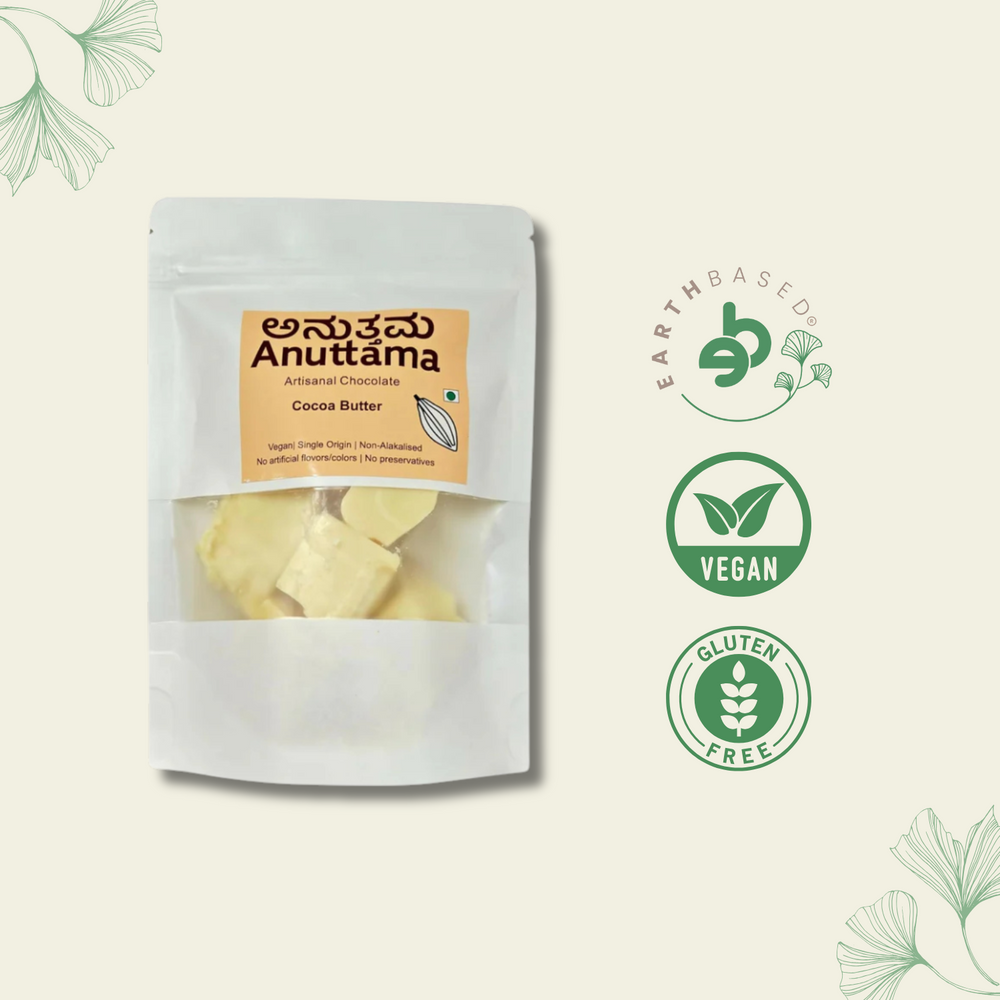 Cocoa Butter | Raw Cocoa Butter | Non-Deodorized Cocoa Butter | - EarthBased