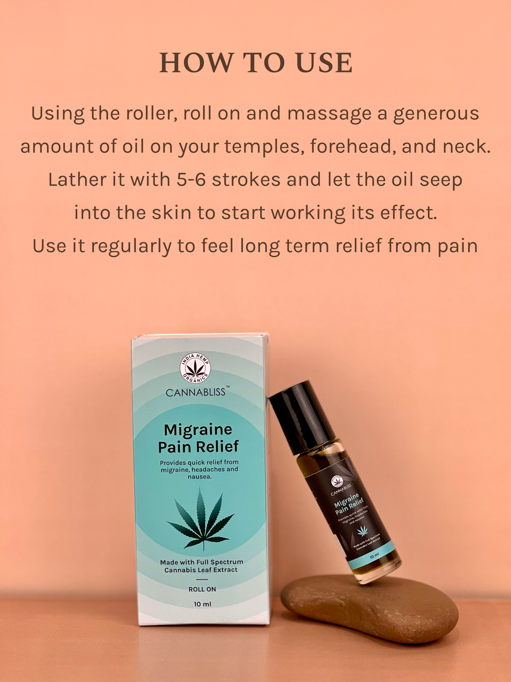 MIGRAINE PAIN RELIEF ROLL-ON - EarthBased