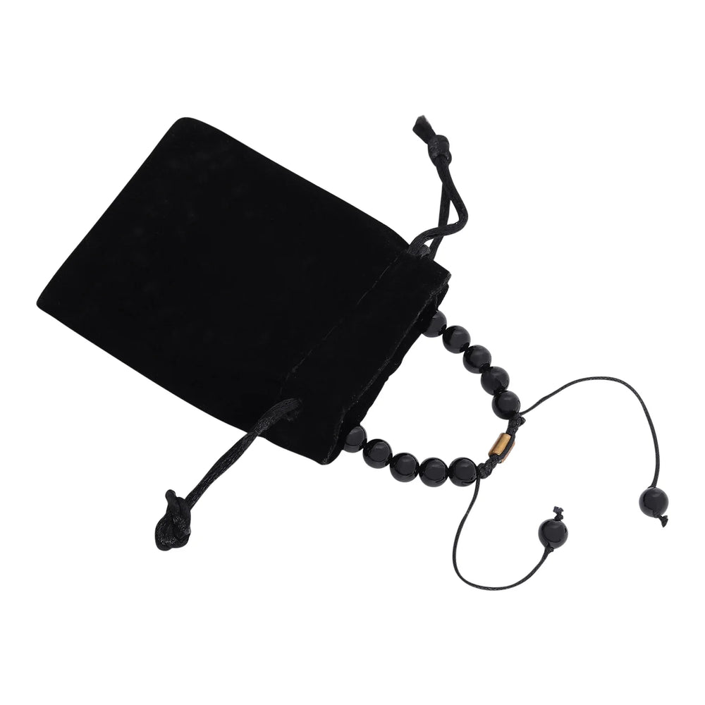 Real Black Tourmaline Healing Bracelet For Protection From Negative Energies - EarthBased