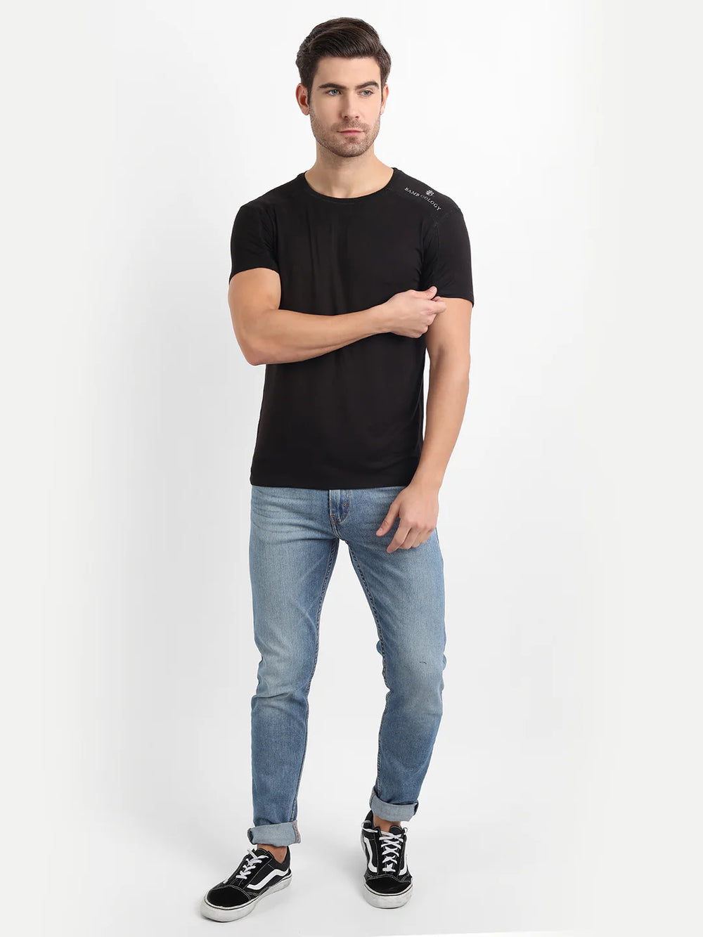 Bamboo Fabric T-Shirt for Men – Soft, Eco-Friendly, Breathable, and Stylish, Perfect for Everyday Wear and Ultimate Comfort. - EarthBased