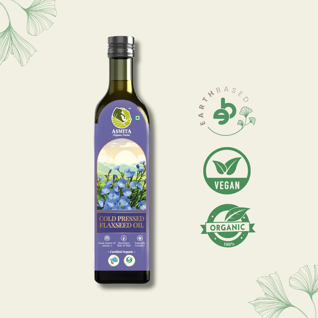 Organic Cold Pressed Flaxseed Oil - EarthBased