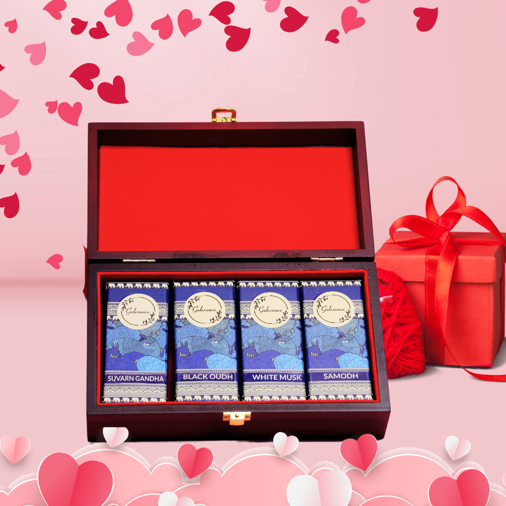 Attar Valentine Gift Box- Perfume | Roll-On Attar | Gulessence - Gulessence