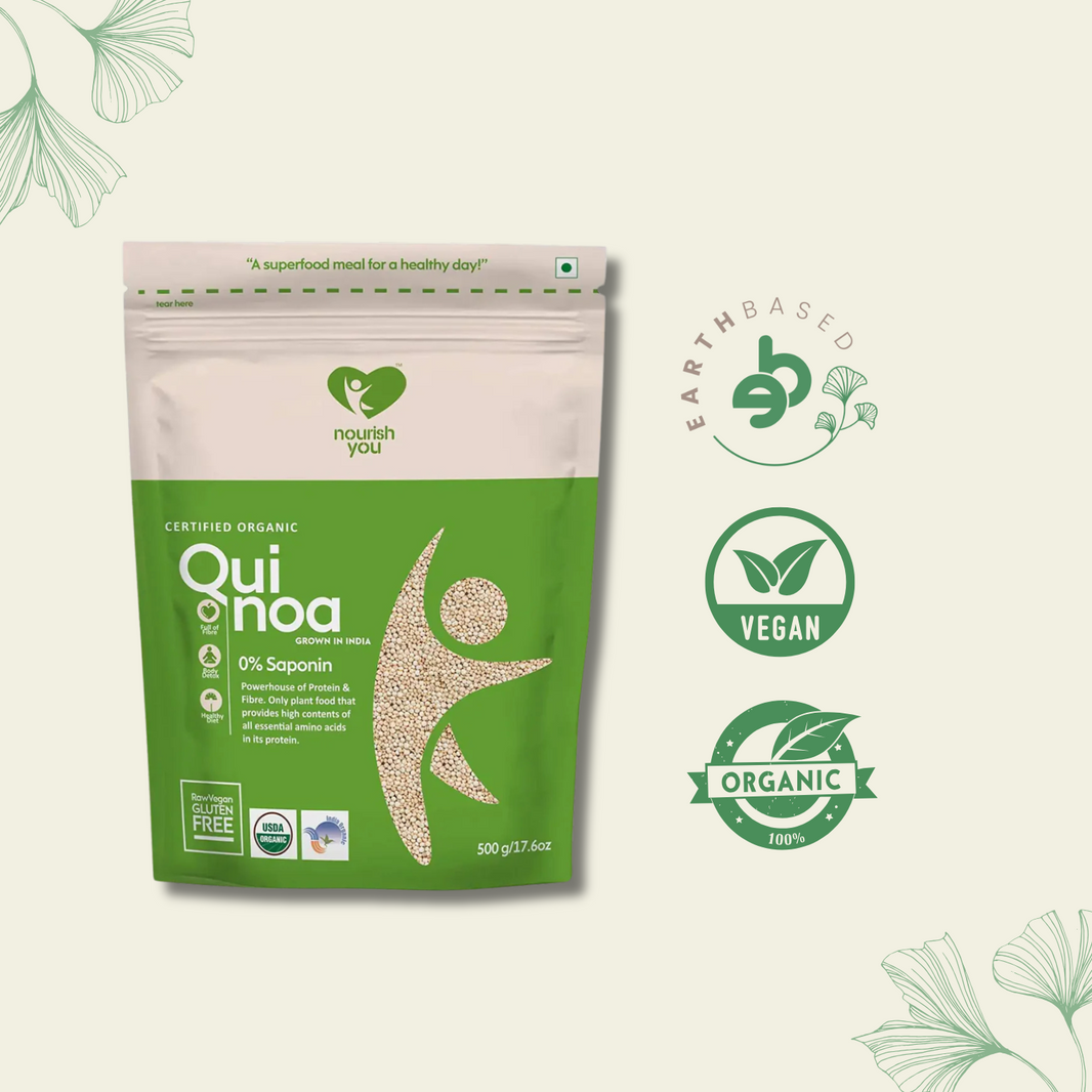 Nourish You ORGANIC WHITE QUINOA - EarthBased