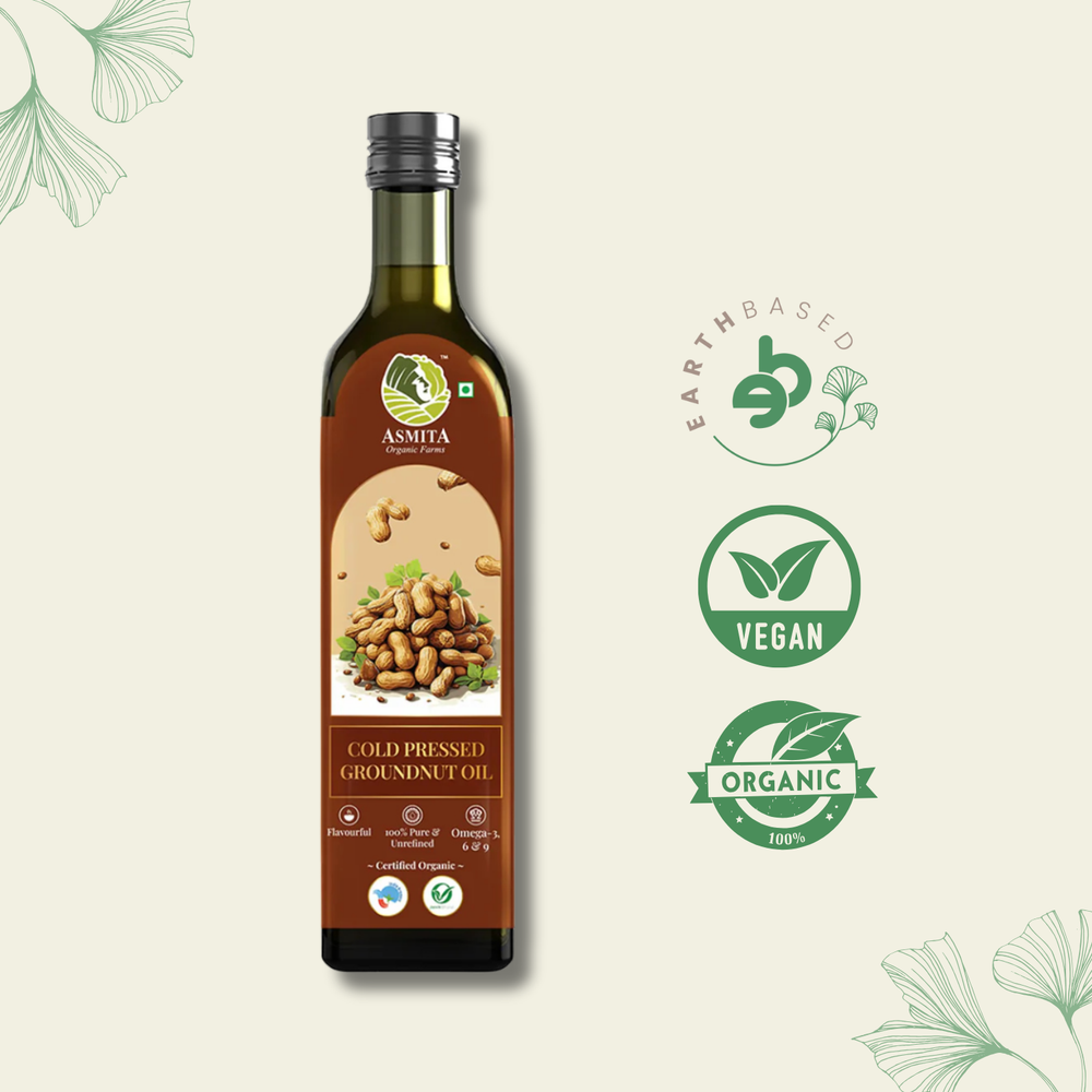 Organic Cold Pressed Groundnut Oil - EarthBased