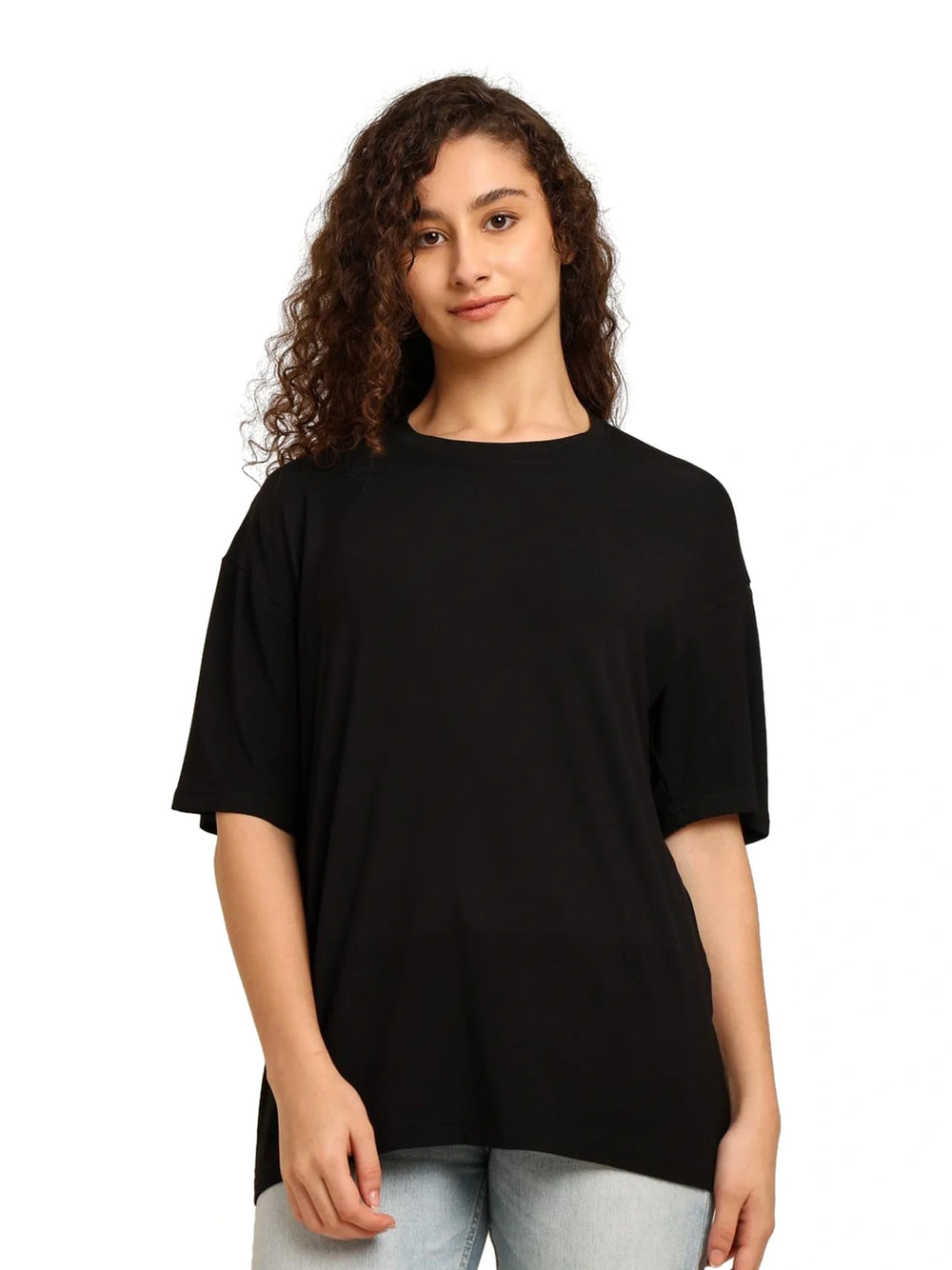 Women Oversized Bamboo T-Shirt – Soft, Breathable & Sustainable - EarthBased