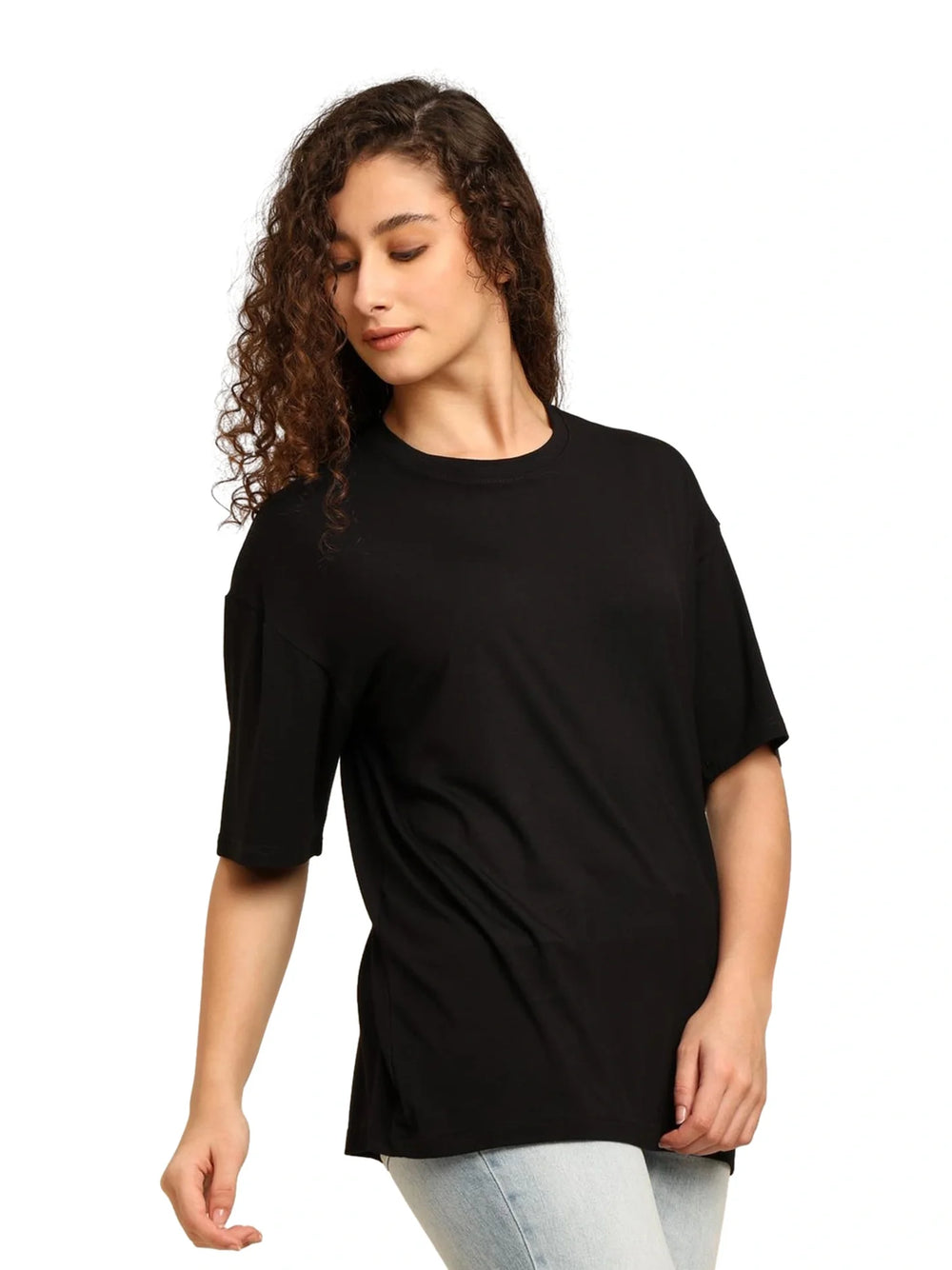 Women Oversized Bamboo T-Shirt – Soft, Breathable & Sustainable - EarthBased