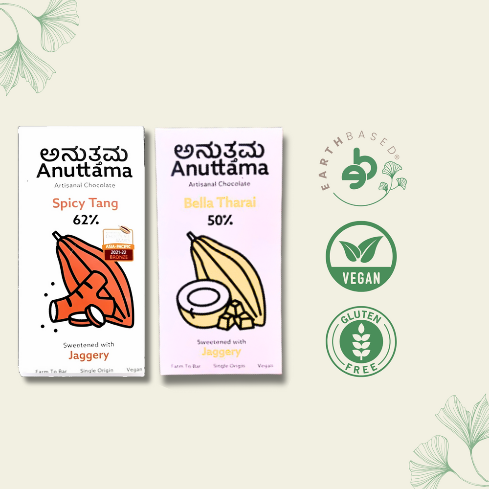 Anuttama | Dark Chocolate | Bella Tharai + Spicy Tang | Combo - EarthBased