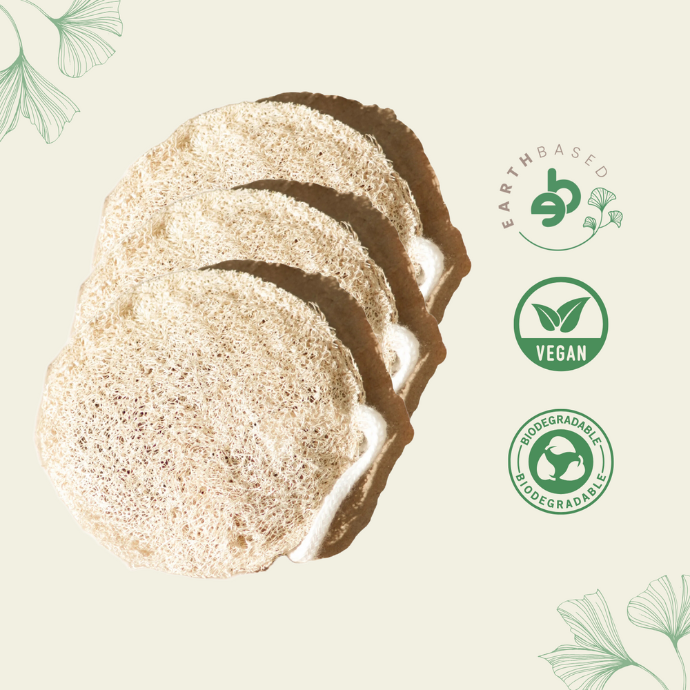 Ecotyl Natural Body Loofah - Set of 2 - EarthBased