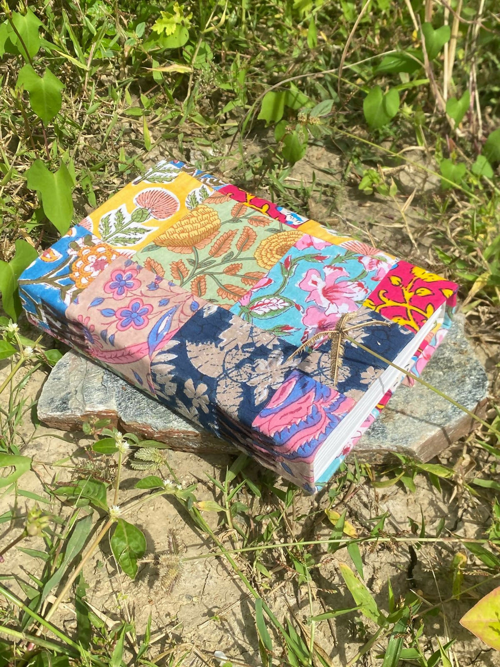 Recycled Paper Vintage Journal (MULTICOLOR) - Jumbo - EarthBased