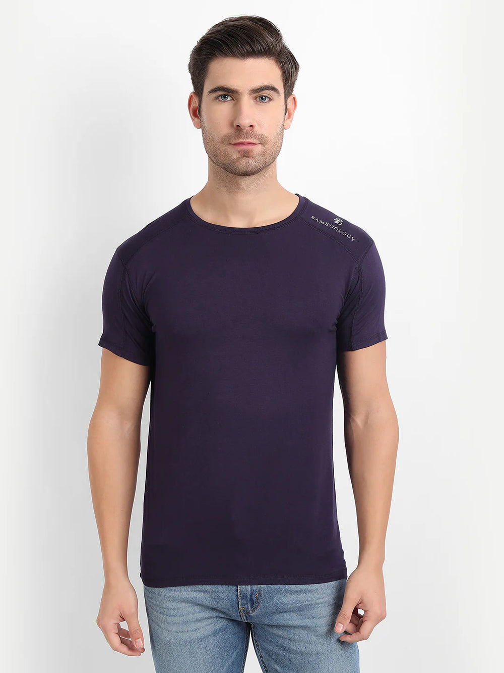 Bamboo Fabric T-Shirt for Men – Soft, Eco-Friendly, Breathable, and Stylish, Perfect for Everyday Wear and Ultimate Comfort. - EarthBased