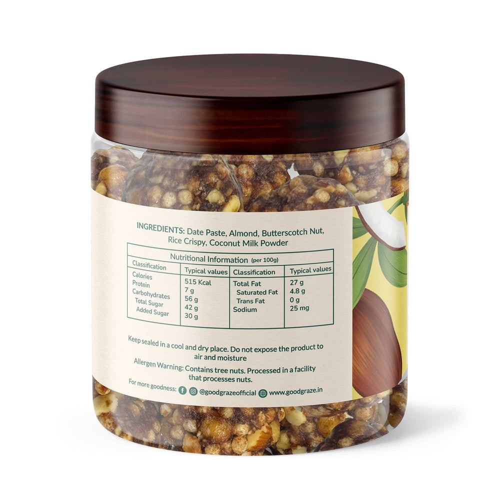 Sugar-free almond ladoos by Good Graze - EarthBased