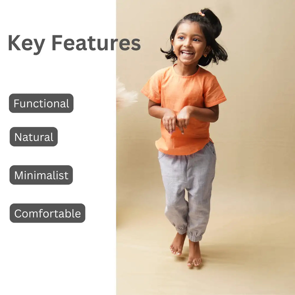 Kurti Top' - Girls' Cotton Top - EarthBased