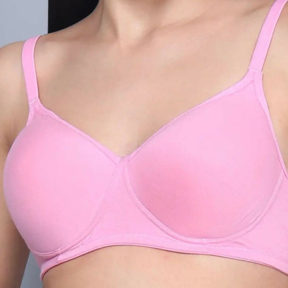 Bamboo Fabric Full Coverage Padded T-Shirt Bra – Soft, Comfortable, Eco-Friendly, and Supportive for All-Day Wear and Perfect Fit - EarthBased