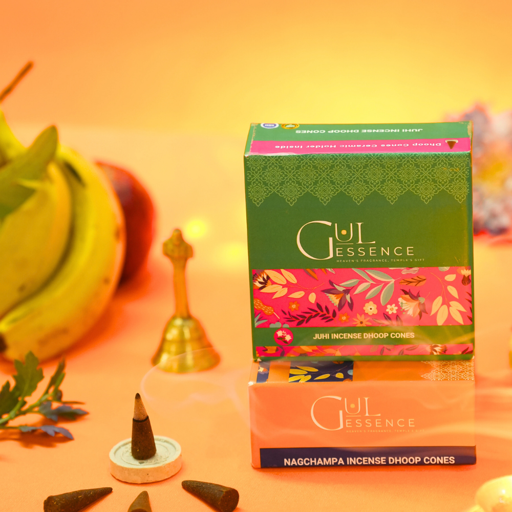 Juhi Dhoop Cones | Made from Temple Flower | Gulessence - EarthBased