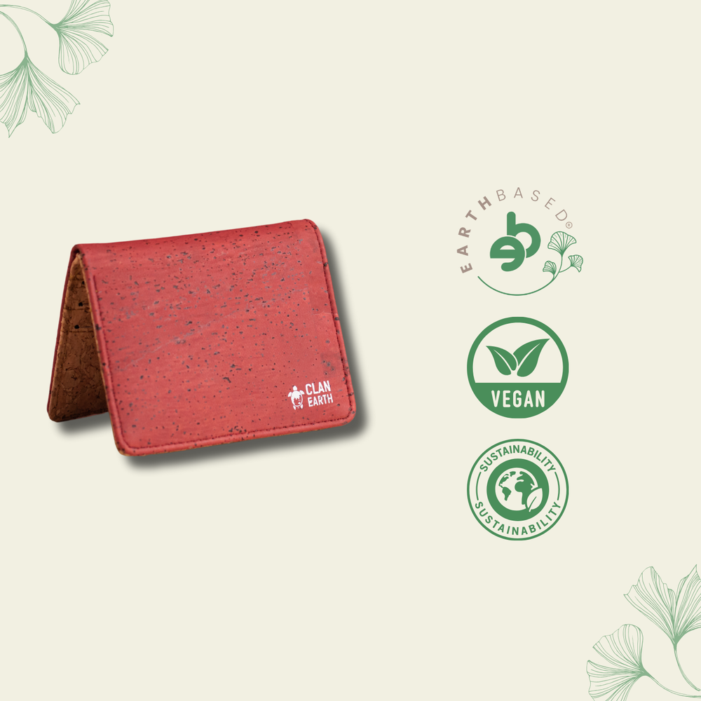 Ibis Cork Wallet | Clan Earth - EarthBased
