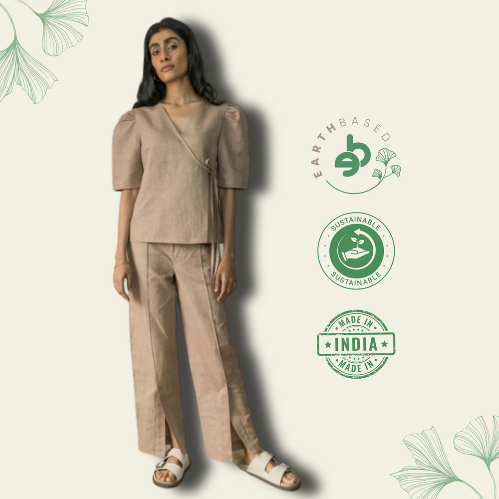 SPLIT-HEM TROUSERS - EarthBased