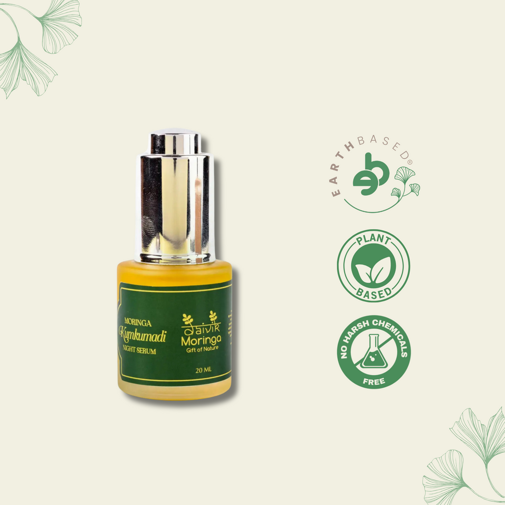 Moringa Kumkumadi Night Serum | Daivik Moringa - EarthBased