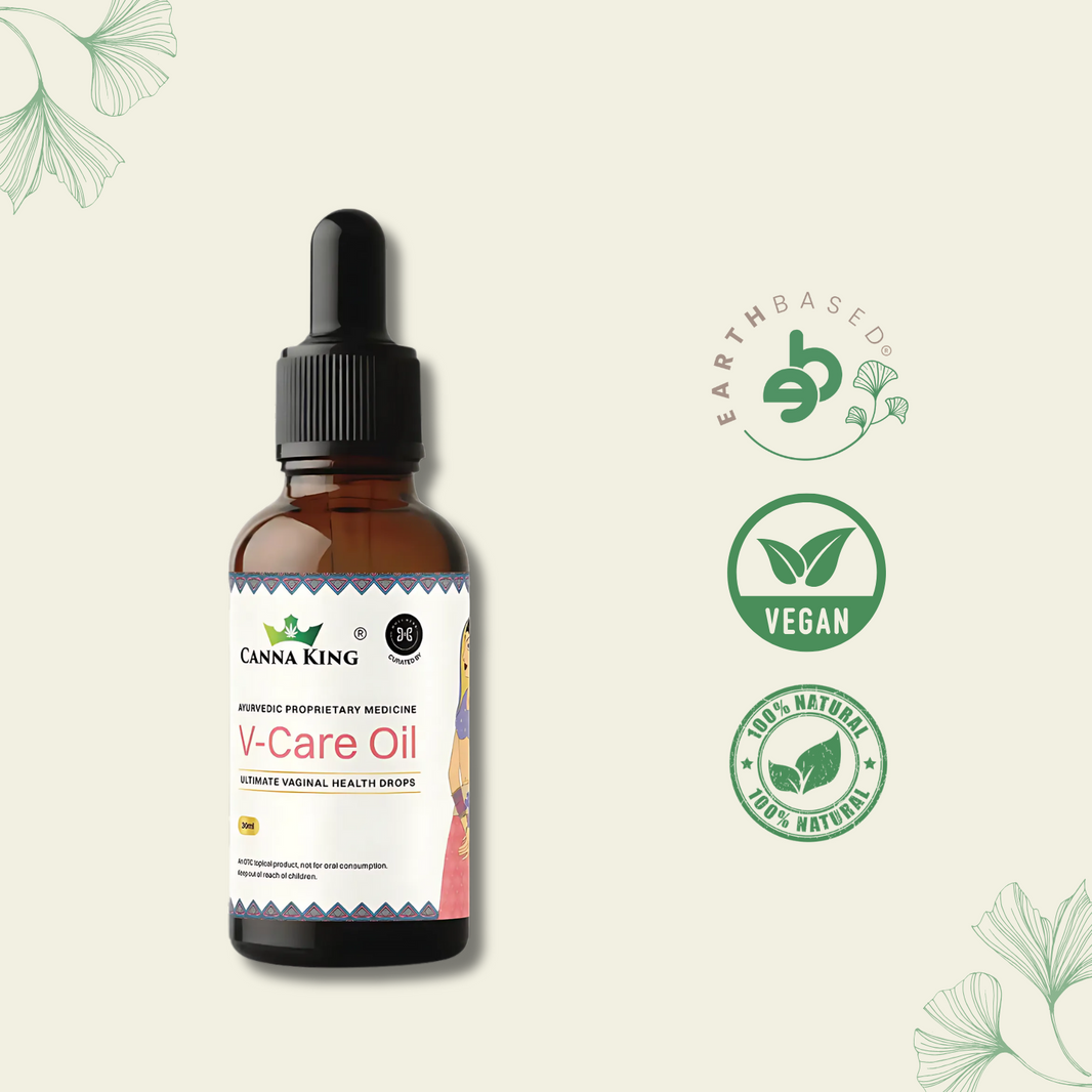 V-Care Oil: Ultimate Vaginal Health Drops - 30 ml by Cannaking - EarthBased