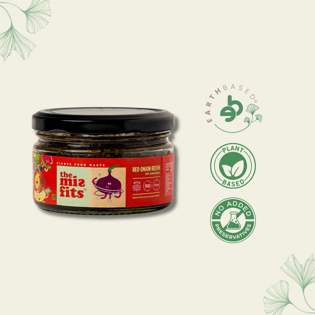 The Misfits - Red Onion Relish with Ashwagandha - EarthBased
