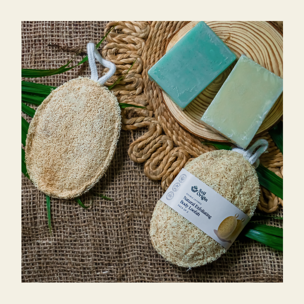 Natural Body Loofah - Set of 2 | Pack of 2 - EarthBased