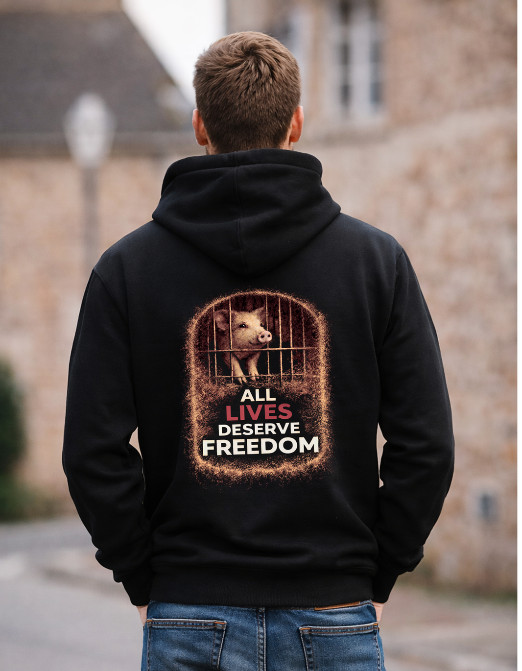 All lives deserve freedom (Male) — Earthbased