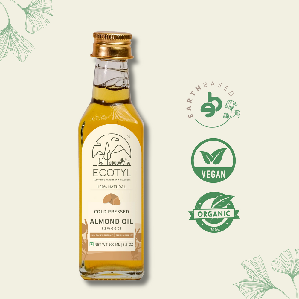 Cold-Pressed Almond Oil (Sweet) | Ecotyl - EarthBased