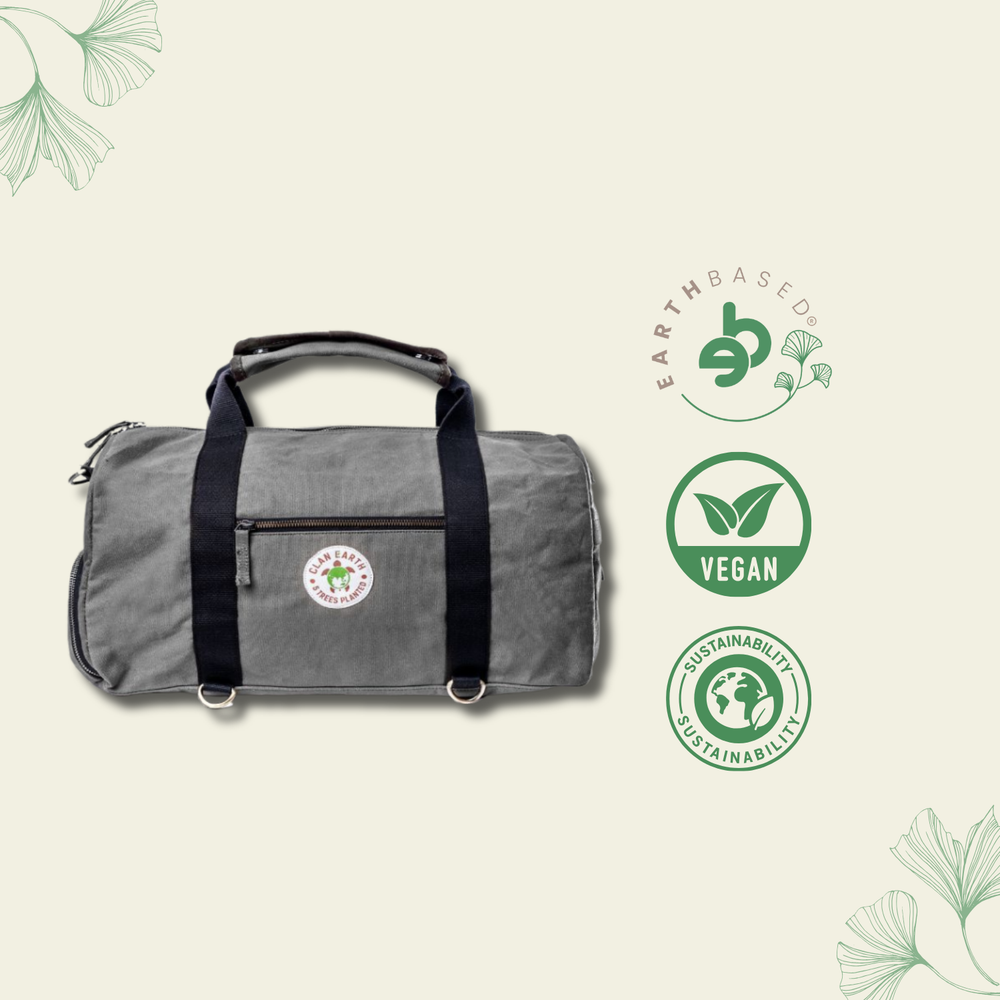 Rhino Duffel - Charcoal Black | Clan Earth - EarthBased