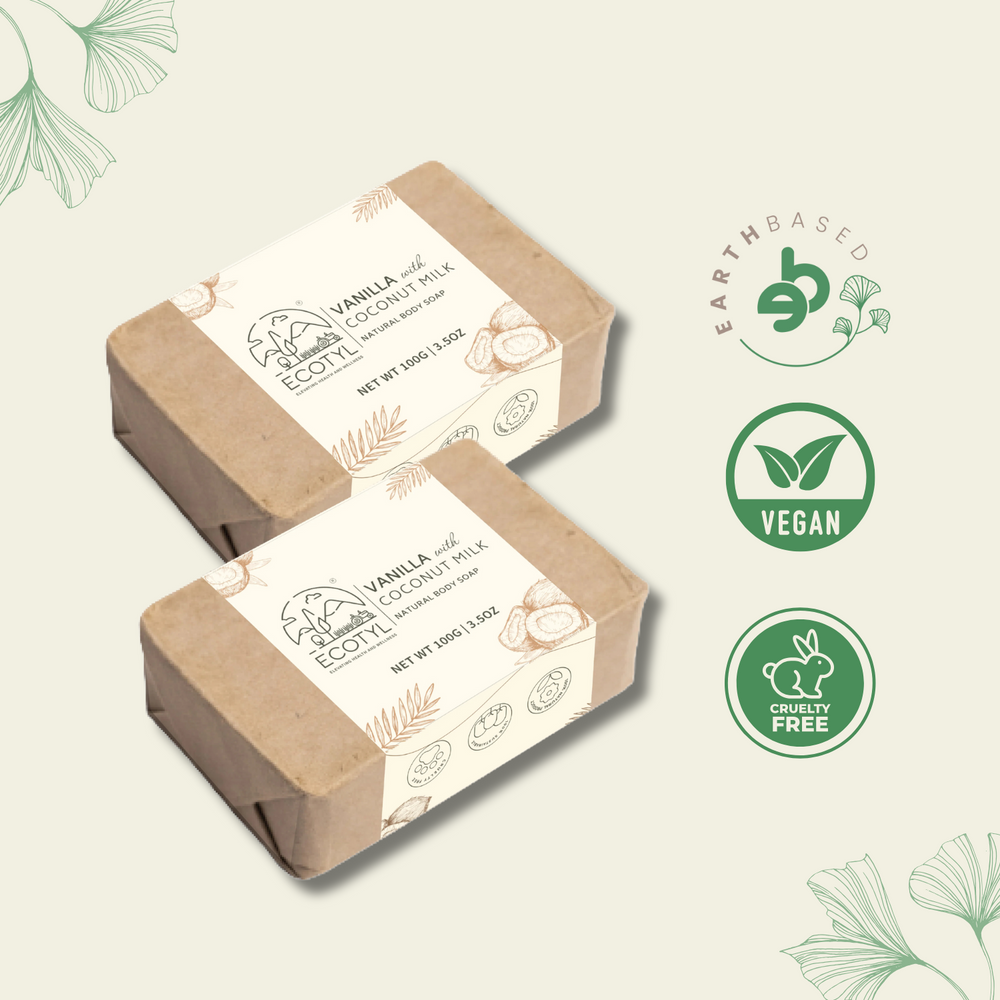 Coconut Milk & Vanilla Soap - Set of 2 | Ecotyl - EarthBased