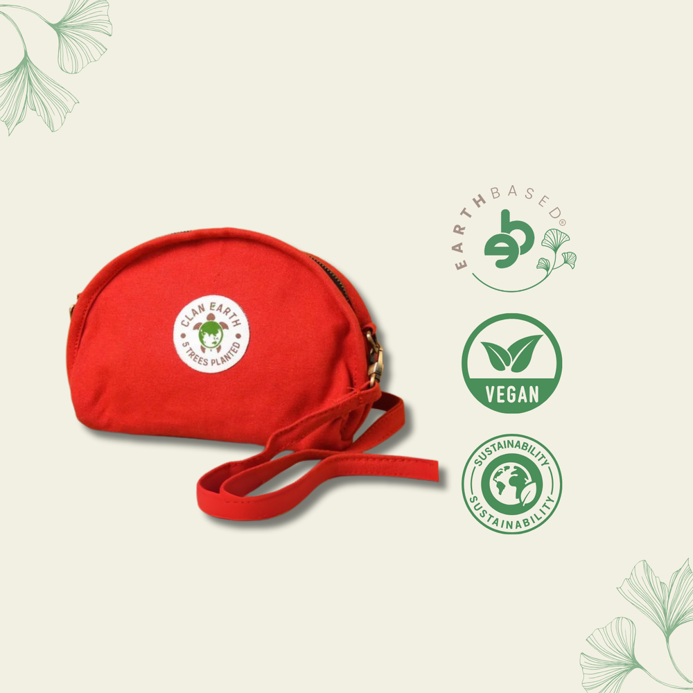 Clan Earth Pika Purse - Cherry Red - EarthBased