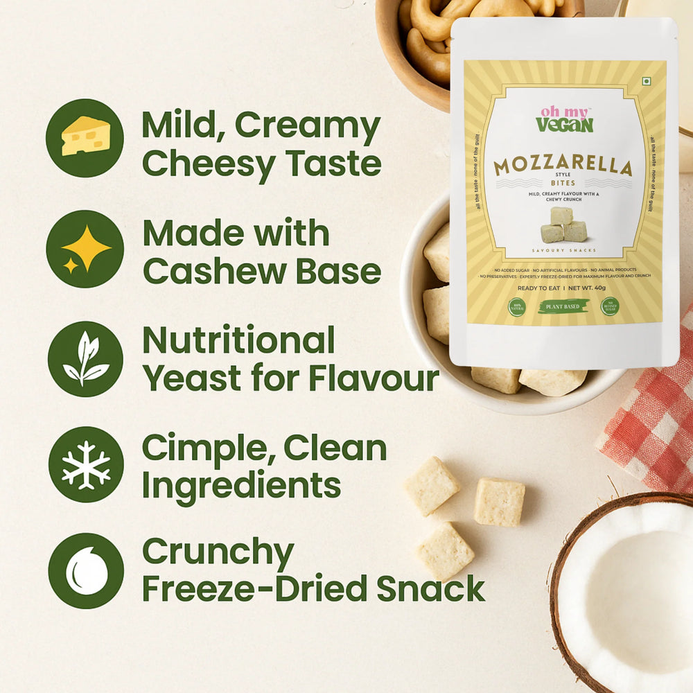 Oh My Vegan | Savoury Snack Combo – All 4 Flavours - EarthBased