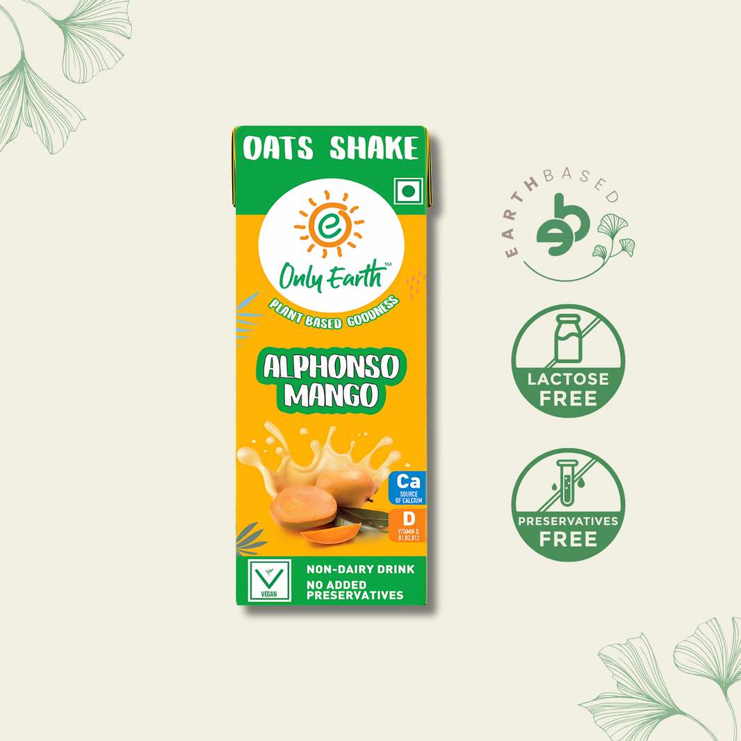 Oats Shake | Alphonso Mango by Only Earth - EarthBased