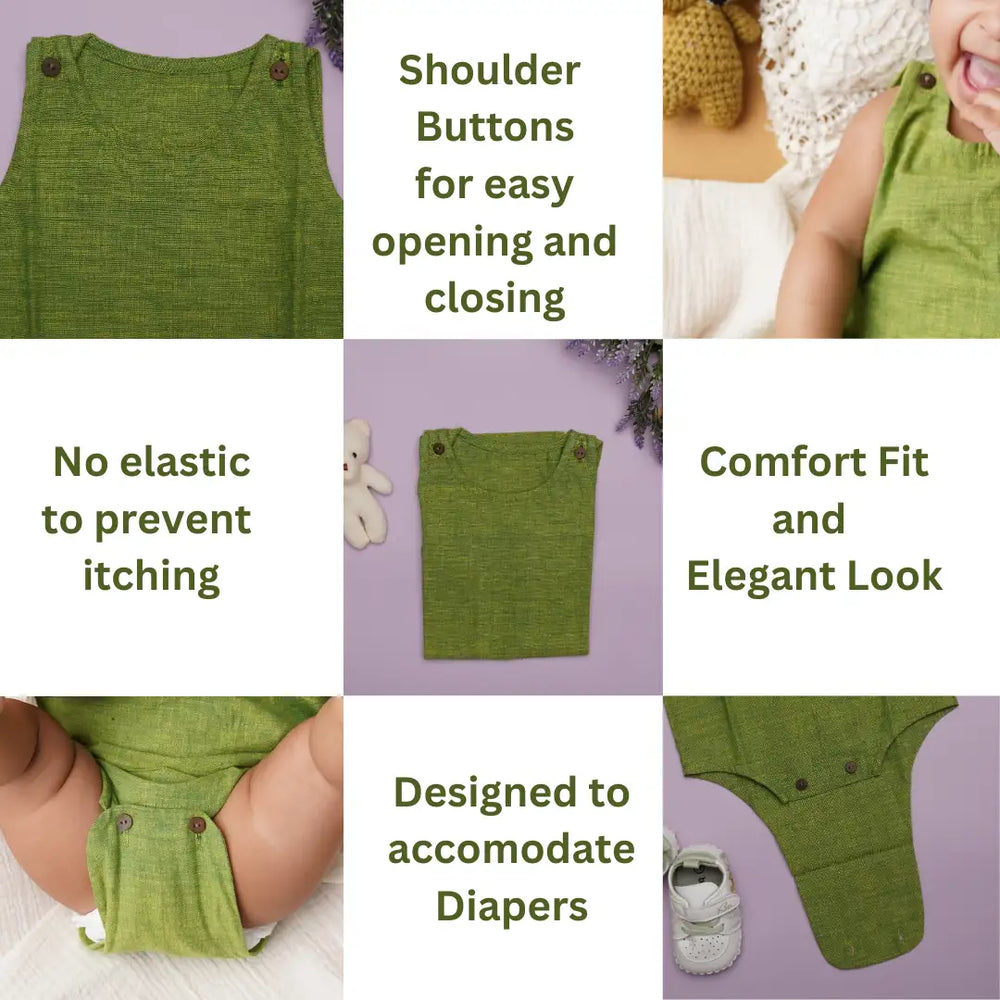 Tiny Sprout : Unisex Baby Romper - EarthBased